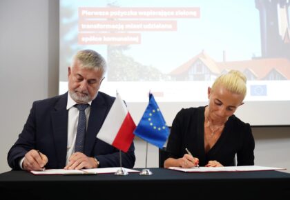 Przystąpiliśmy do projektu “Zielona Transformacja Miast”!