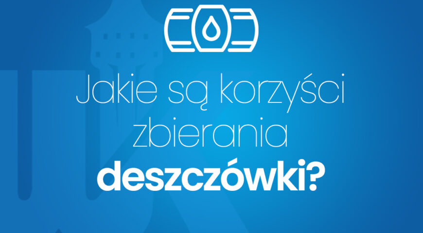 Dlaczego warto zbierać deszczówkę?